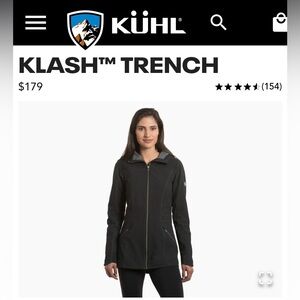 NWT Kuhl Klash trench jacket - Gotham